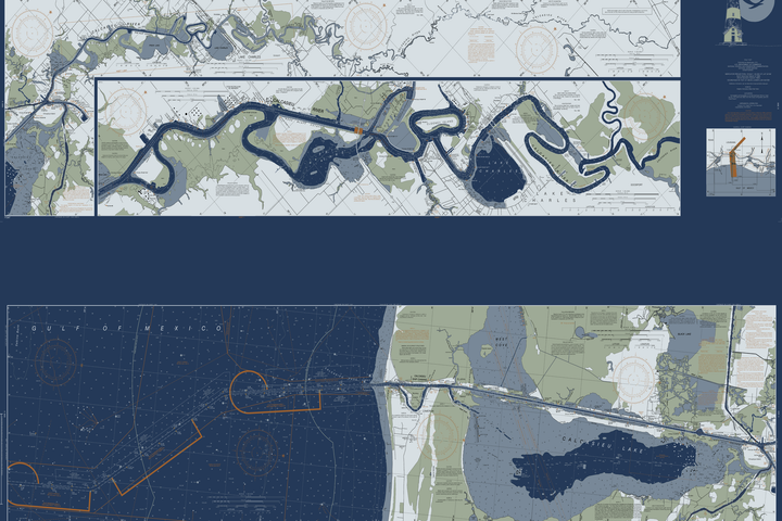 Calcasieu River and Lake — Modern Edition — Modern Edition palette