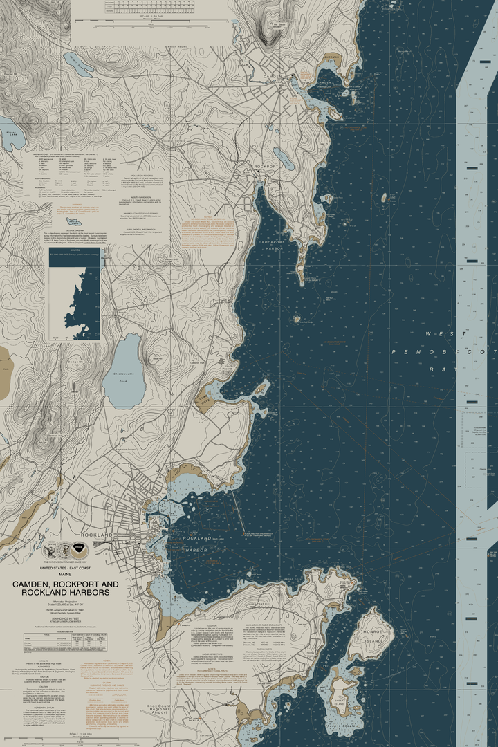 Camden, Rockport and Rockland Harbors — Heritage Edition — Heritage Edition palette