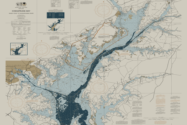 Chesapeake Bay Sandy Point to Susquehanna River — Heritage Edition — Heritage Edition palette