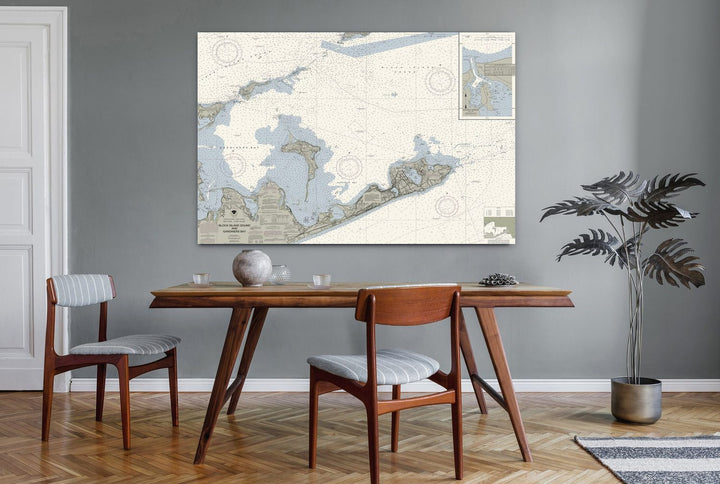 Montauk Point to East Rockaway Inlet Nautical Chart — Traditional palette