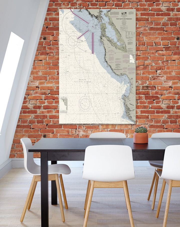Point Sur to San Francisco — Traditional palette