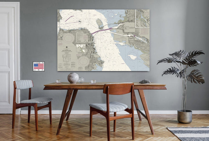 San Francisco Bay - Candlestick Point to Angel Island — Traditional palette