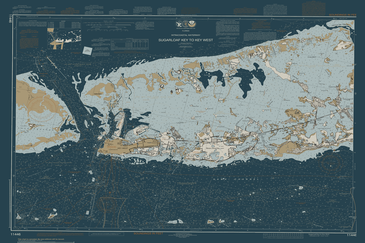 Intracoastal Waterway Sugarloaf Key to Key West — Heritage Edition — Heritage Edition palette