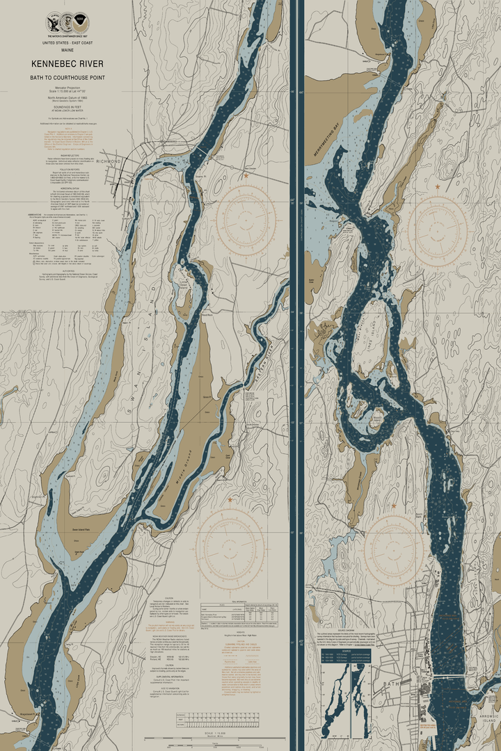 Kennebec River - Bath to Courthouse Point — Heritage Edition — Heritage Edition palette
