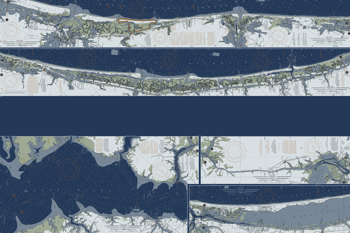 Neuse River and Adams Creek — Modern Edition — Modern Edition palette