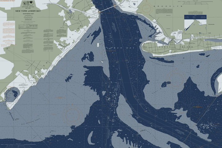 New York Lower Bay Northern Part — Modern Edition — Modern Edition palette