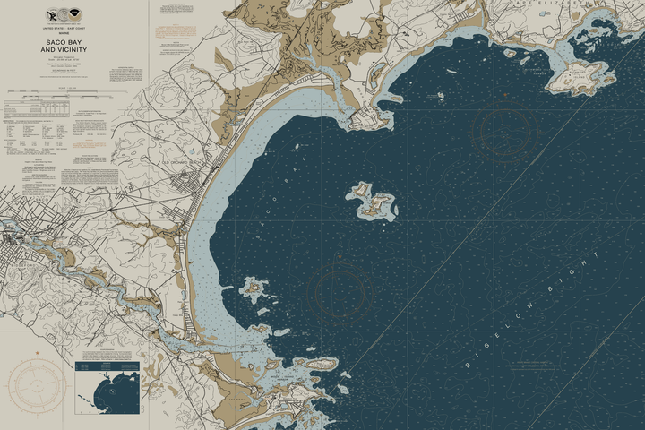 Saco Bay and Vicinity — Heritage Edition — Heritage Edition palette