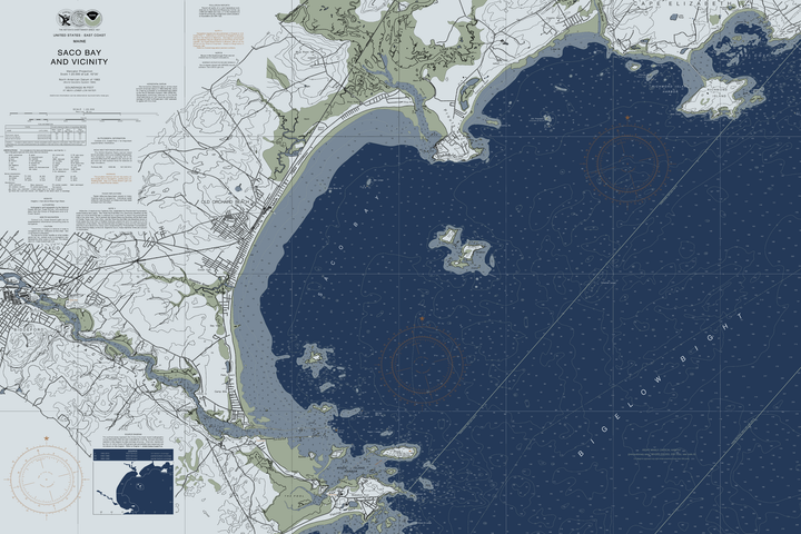 Saco Bay and Vicinity — Modern Edition — Modern Edition palette