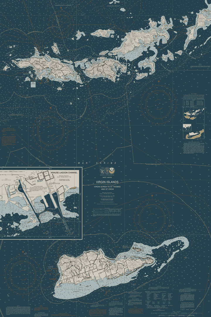 Virgin Islands - Virgin Gorda to St. Thomas and St. Croix — Heritage Edition — Heritage Edition palette