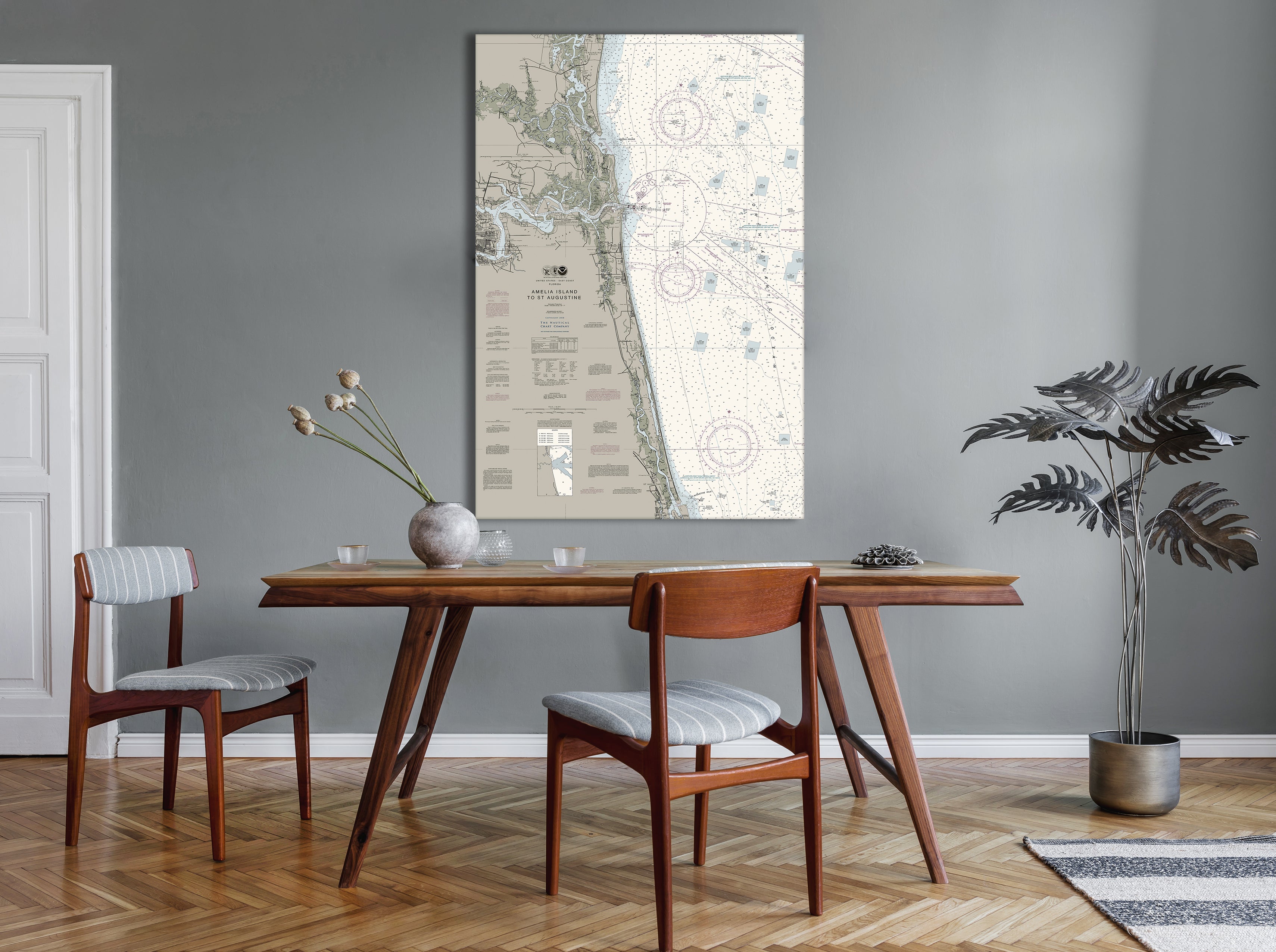 Amelia Island To St Augustine Nautical Chart The Nautical Chart Company