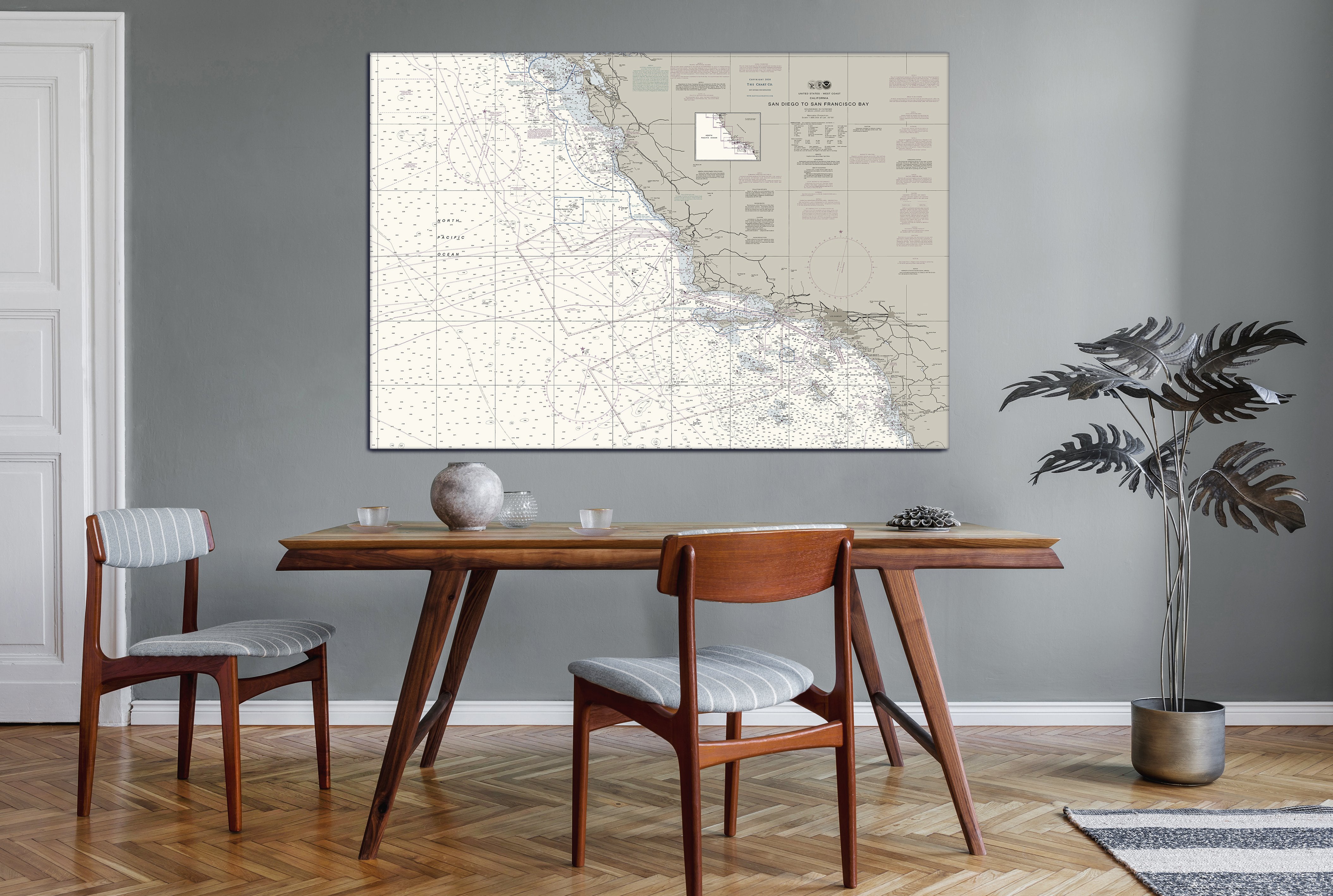 San Diego To San Francisco Bay Nautical Chart The Nautical Chart Company