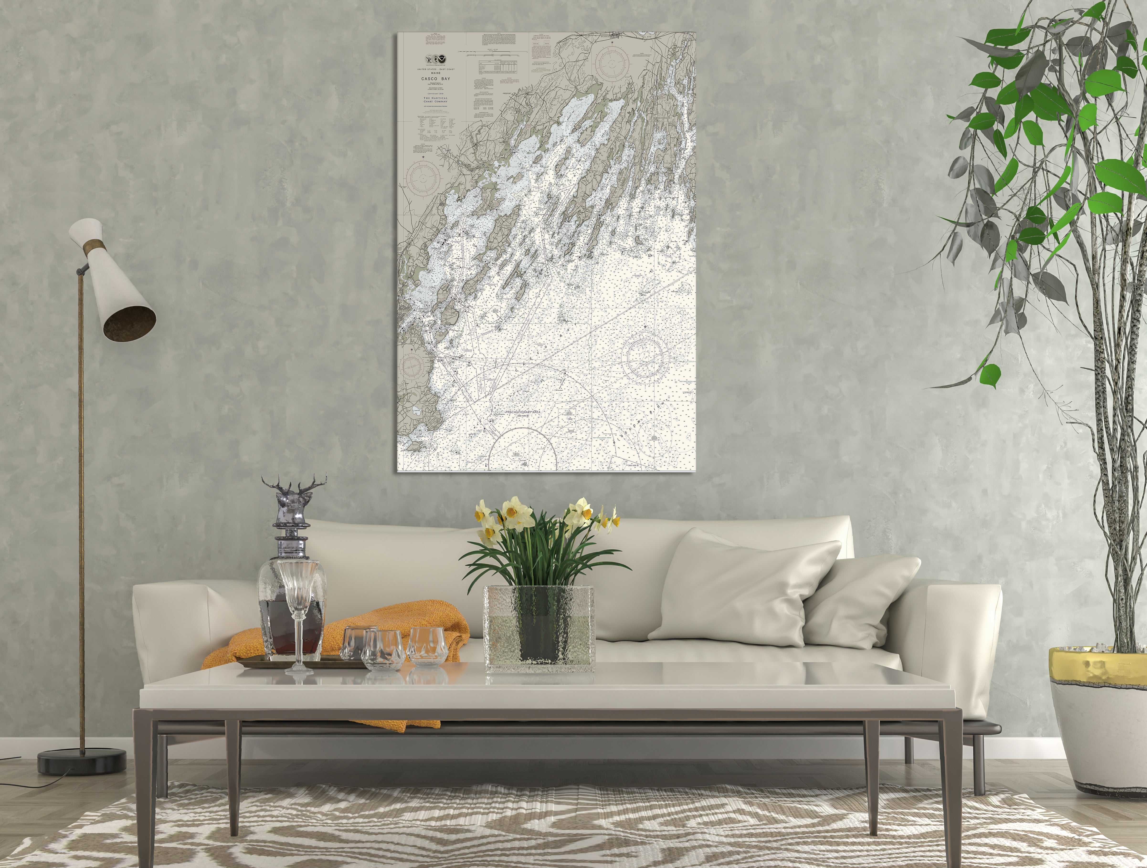 Casco Bay, ME Nautical Chart The Nautical Chart Company