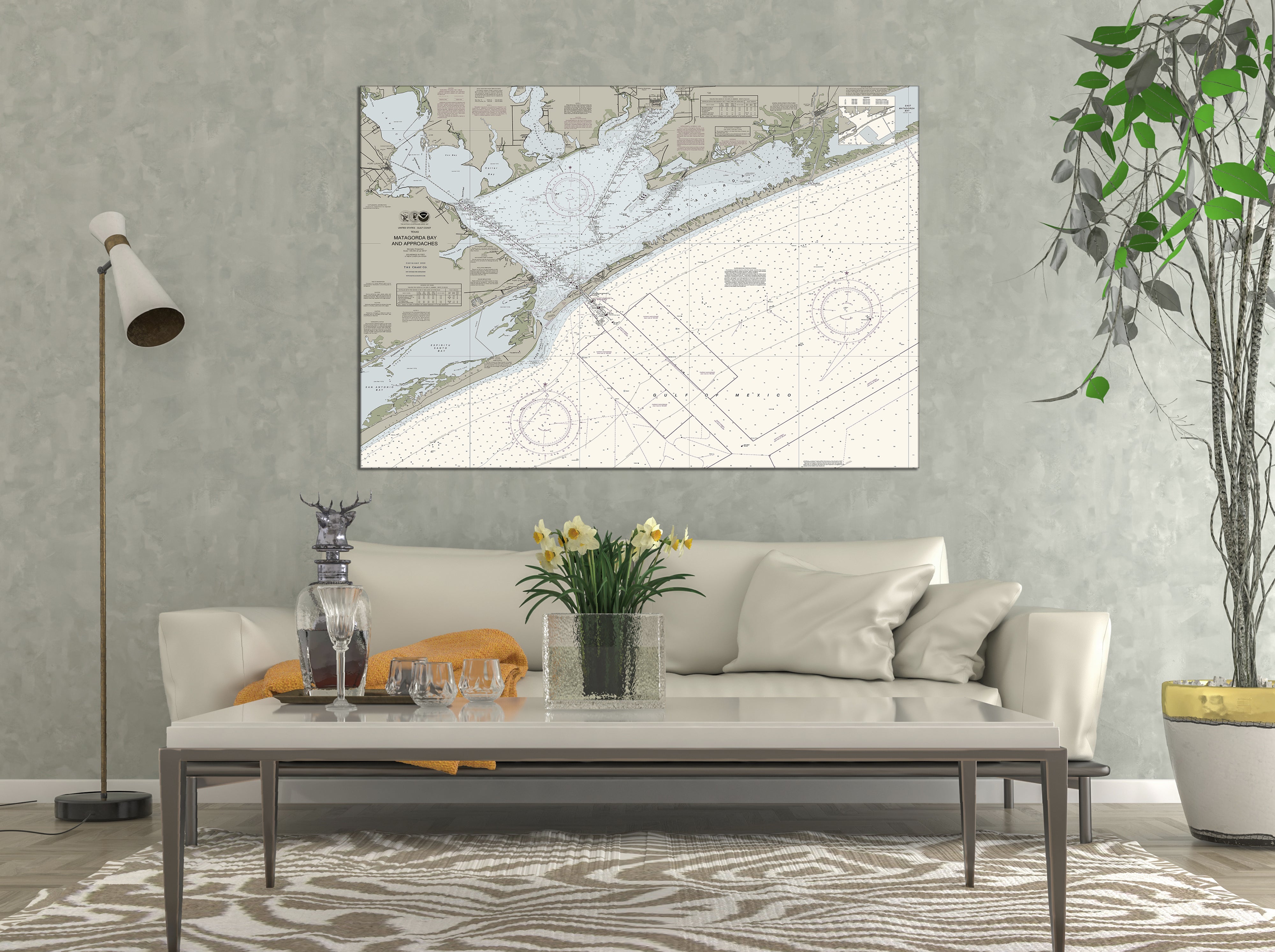 Matagorda Bay And Approaches Nautical Chart The Nautical Chart Company