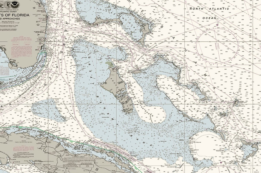 Straits of Florida Nautical Chart