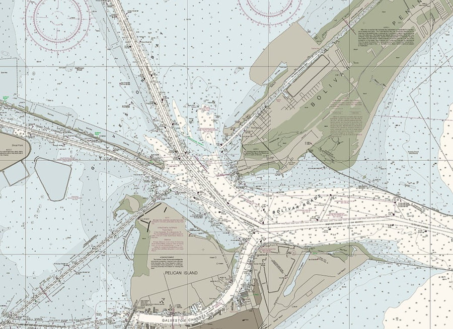 Entrance to Galveston Bay