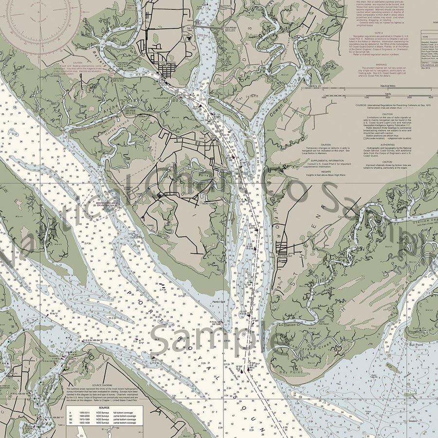 Port Royal Sound - Hilton Head - Parris Island - Beaufort - St Helena Island