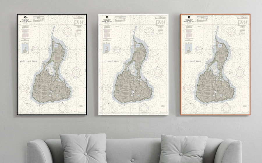 Block Island Nautical Chart