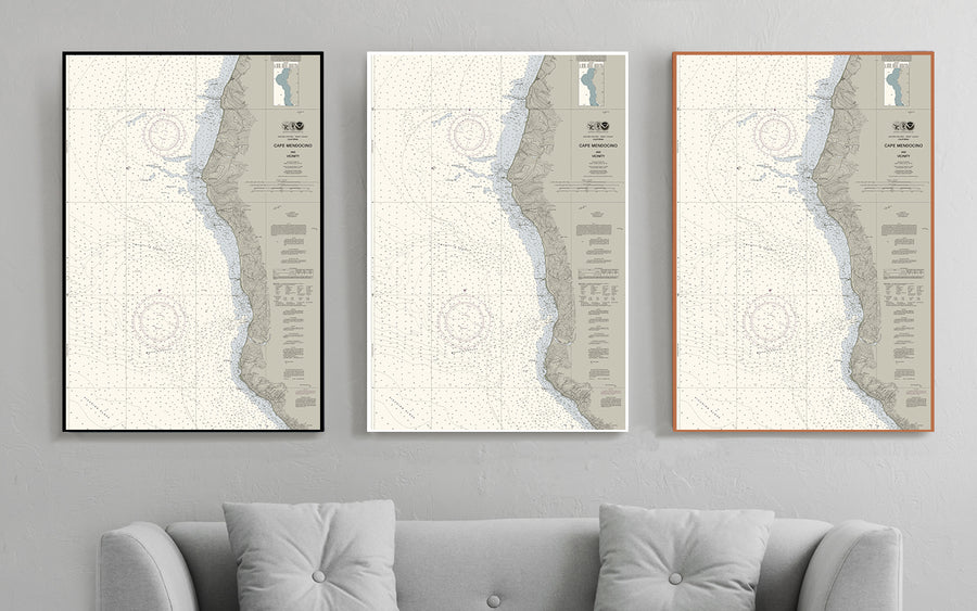 Cape Mendocino - California - Nautical Chart