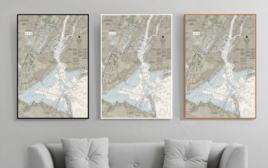 New York Harbor Nautical Chart The Nautical Chart Company