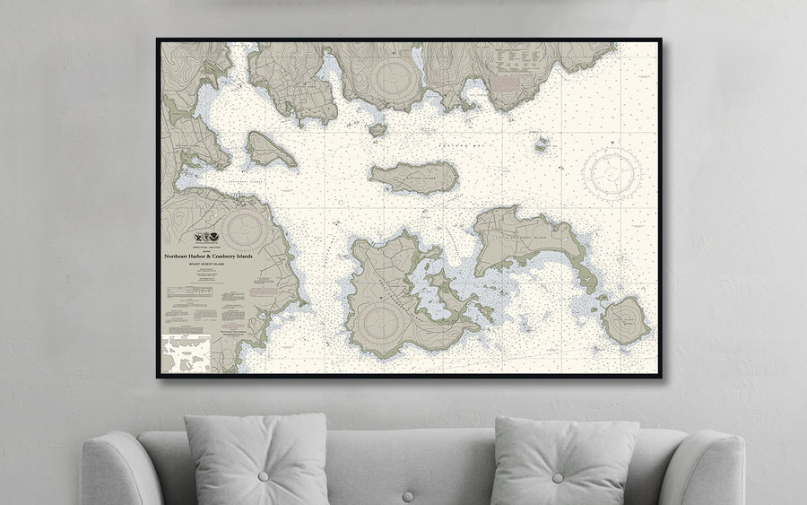 Northeast Harbor & Cranberry Islands Nautical Chart