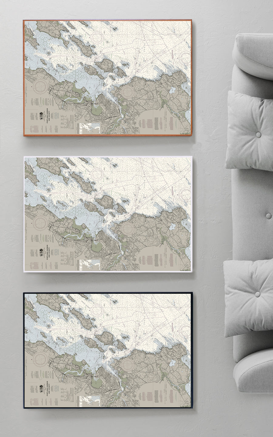 Penobscot Bay and Approaches Maine Nautical Chart