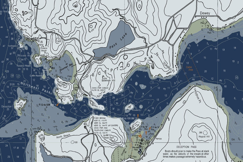 Anacortes to Skagit Bay — Modern Edition — print detail 3