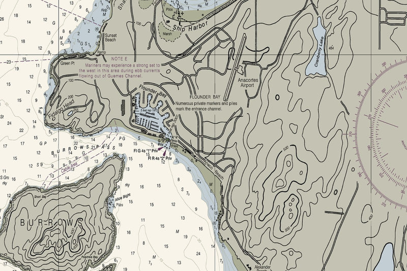 Anacortes to Skagit Bay — print detail 3