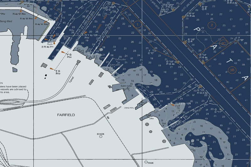 Baltimore Harbor — Modern Edition — print detail 1