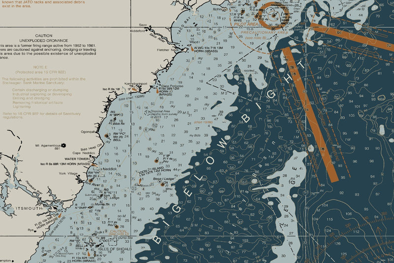 Bay of Fundy to Cape Cod — Heritage Edition — print detail 1