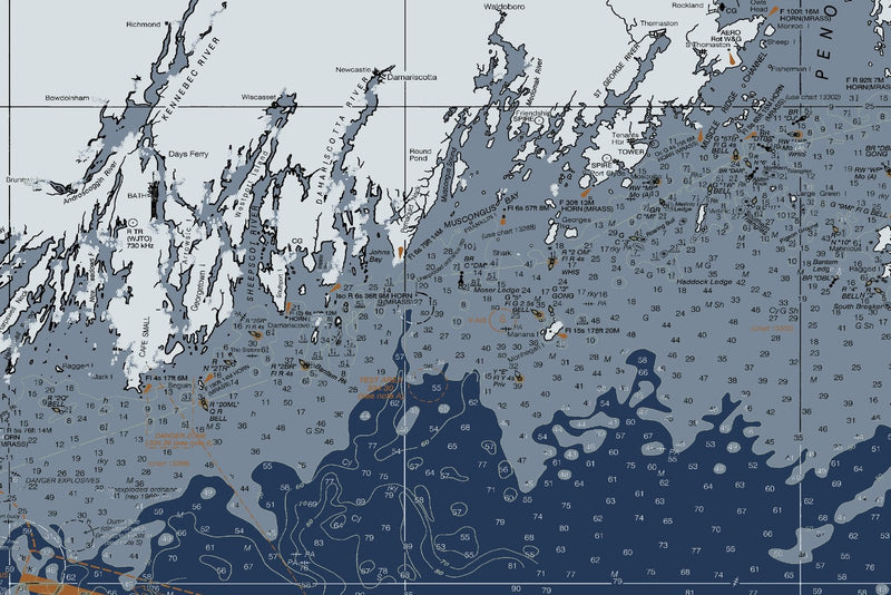 Bay of Fundy to Cape Cod — Modern Edition — print detail 2