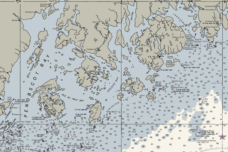 Bay of Fundy to Cape Cod — print detail 2