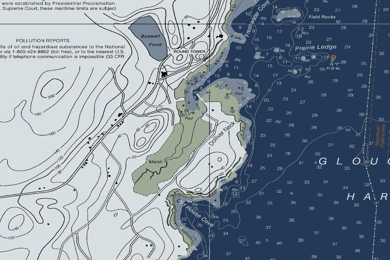 Cape Ann Gloucester Harbor — Modern Edition — print detail 1