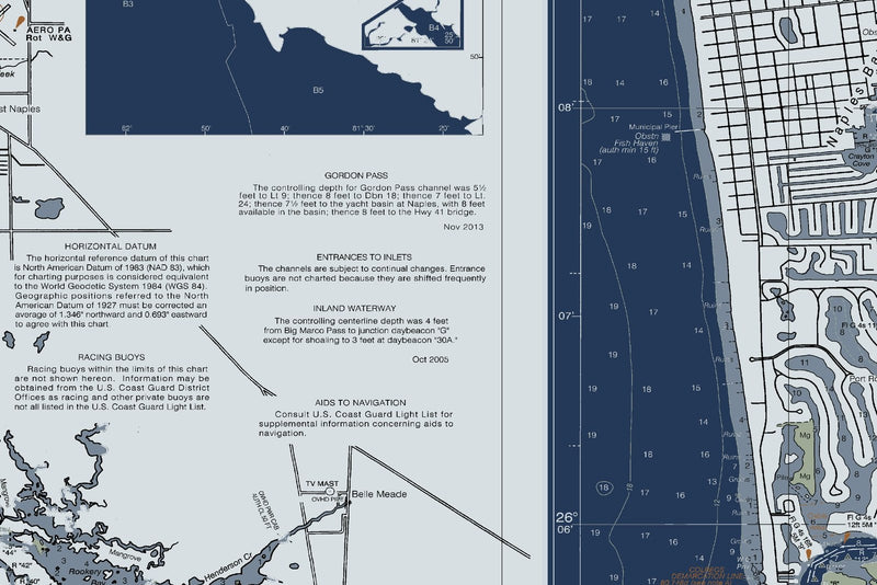 Chatham River to Clam Pass — Modern Edition — print detail 1