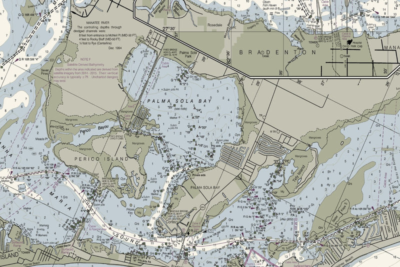 Charlotte Harbor to Tampa Bay — print detail 3