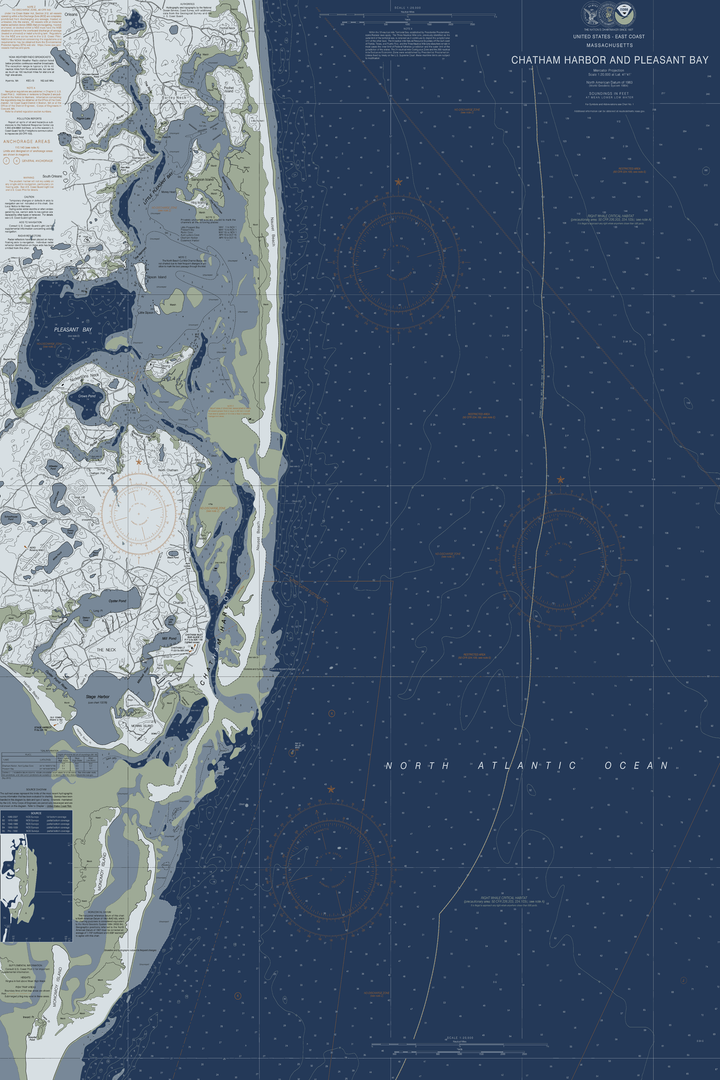 Chatham Harbor and Pleasant Bay — Modern Edition — Modern Edition palette