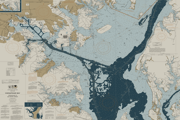 Chesapeake Bay Approaches to Baltimore Harbor — Heritage Edition — Heritage Edition palette