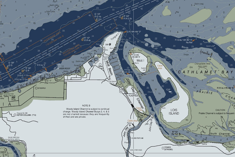 Columbia River - Astoria - Oregon — Modern Edition — print detail 3