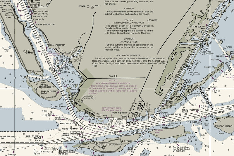 Corpus Christi Bay — print detail 2