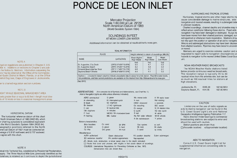 Daytona Beach to Ponce de Leon Inlet — Modern Edition — print detail 2