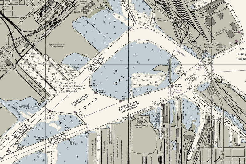 Duluth - Superior Harbor — print detail 3