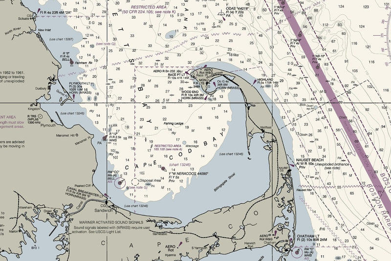 Georges Bank and Nantucket Shoals — print detail 1