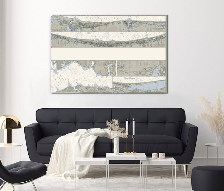Neuse River and Adams Creek — Traditional palette
