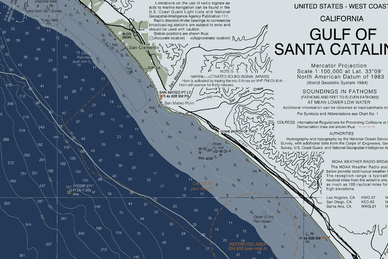 Gulf of Santa Catalina — Modern Edition — print detail 1