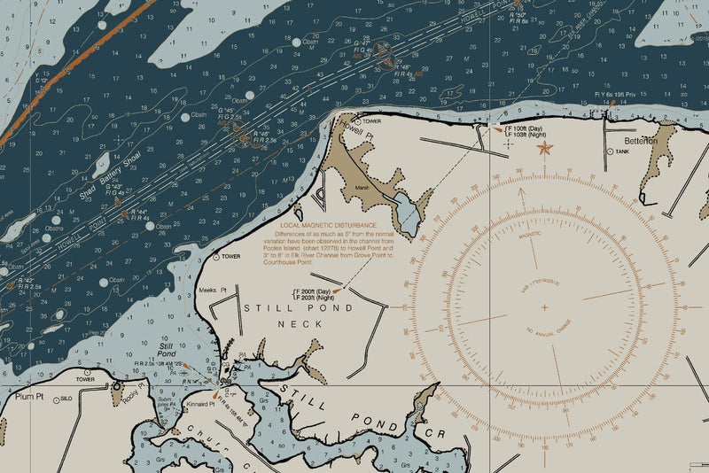 Head of Chesapeake Bay — Heritage Edition — print detail 1