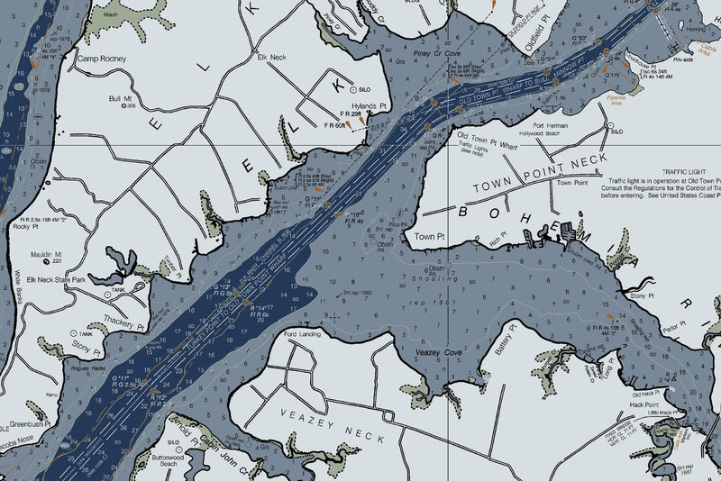 Head of Chesapeake Bay — Modern Edition — print detail 2