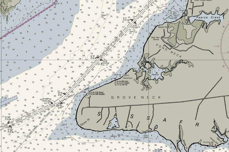 Head of Chesapeake Bay — print detail 1