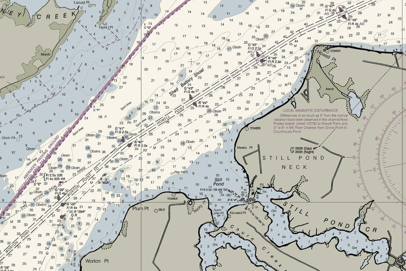 Head of Chesapeake Bay — print detail 3