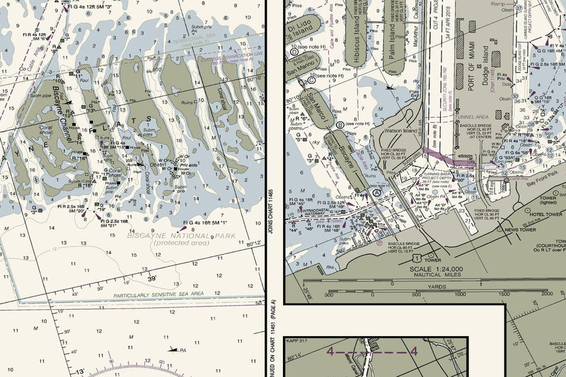 Intracoastal Waterway West Palm Beach to Miami — print detail 3