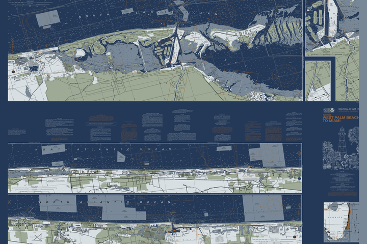 Intracoastal Waterway West Palm Beach to Miami — Modern Edition — Modern Edition palette
