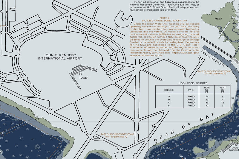 Jamaica Bay and Rockaway Inlet — Modern Edition — print detail 3
